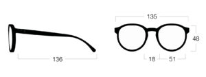 LARS Brillen Swiss Made Korrekturbrille Abmasse